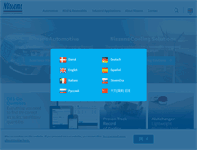 Tablet Screenshot of nissens.com