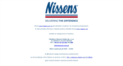 Desktop Screenshot of nissens.com.pl
